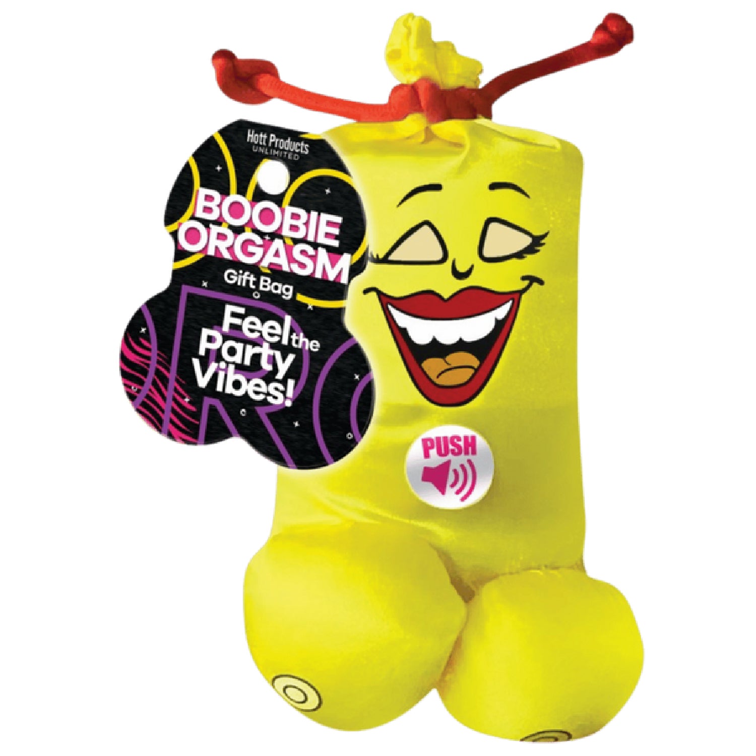 Hott Products Unlimited - Boobie Orgasm Talking Bag | Novelty Party Bag