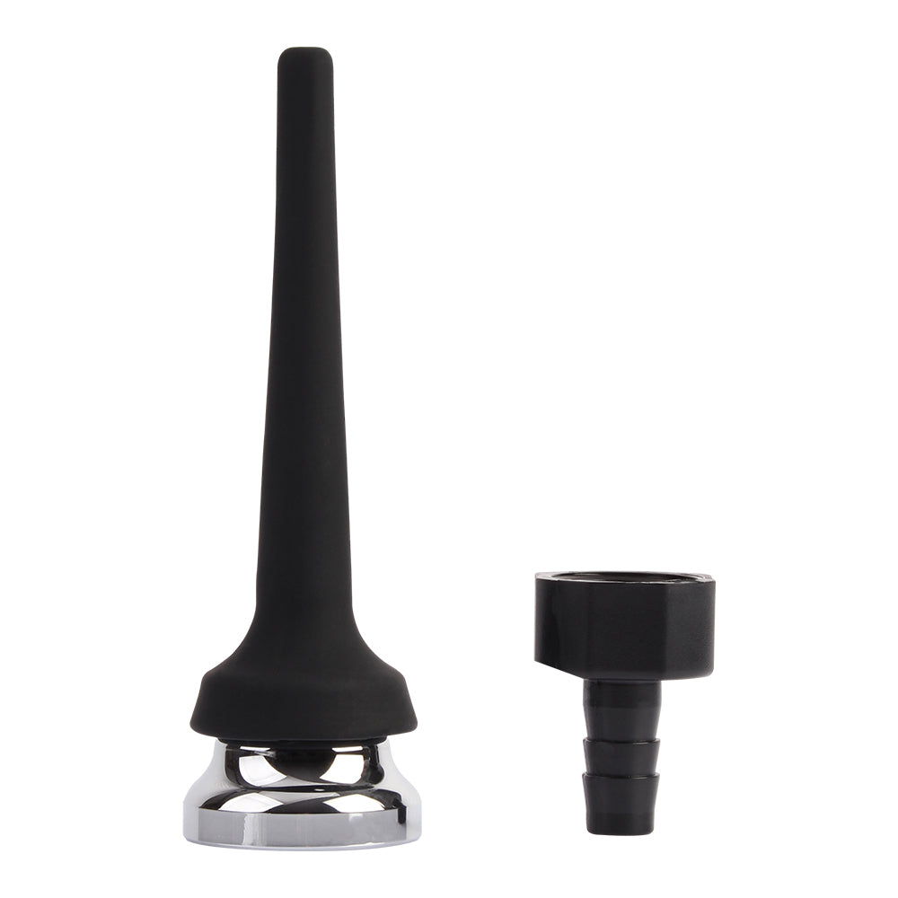 Black Mont - Tapered Silicone Enema Attachement | 4.4 Inches