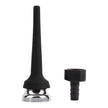 Black Mont - Tapered Silicone Enema Attachement | 4.4 Inches