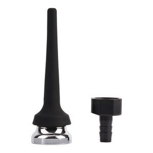 Black Mont - Tapered Silicone Enema Attachement | 4.4 Inches