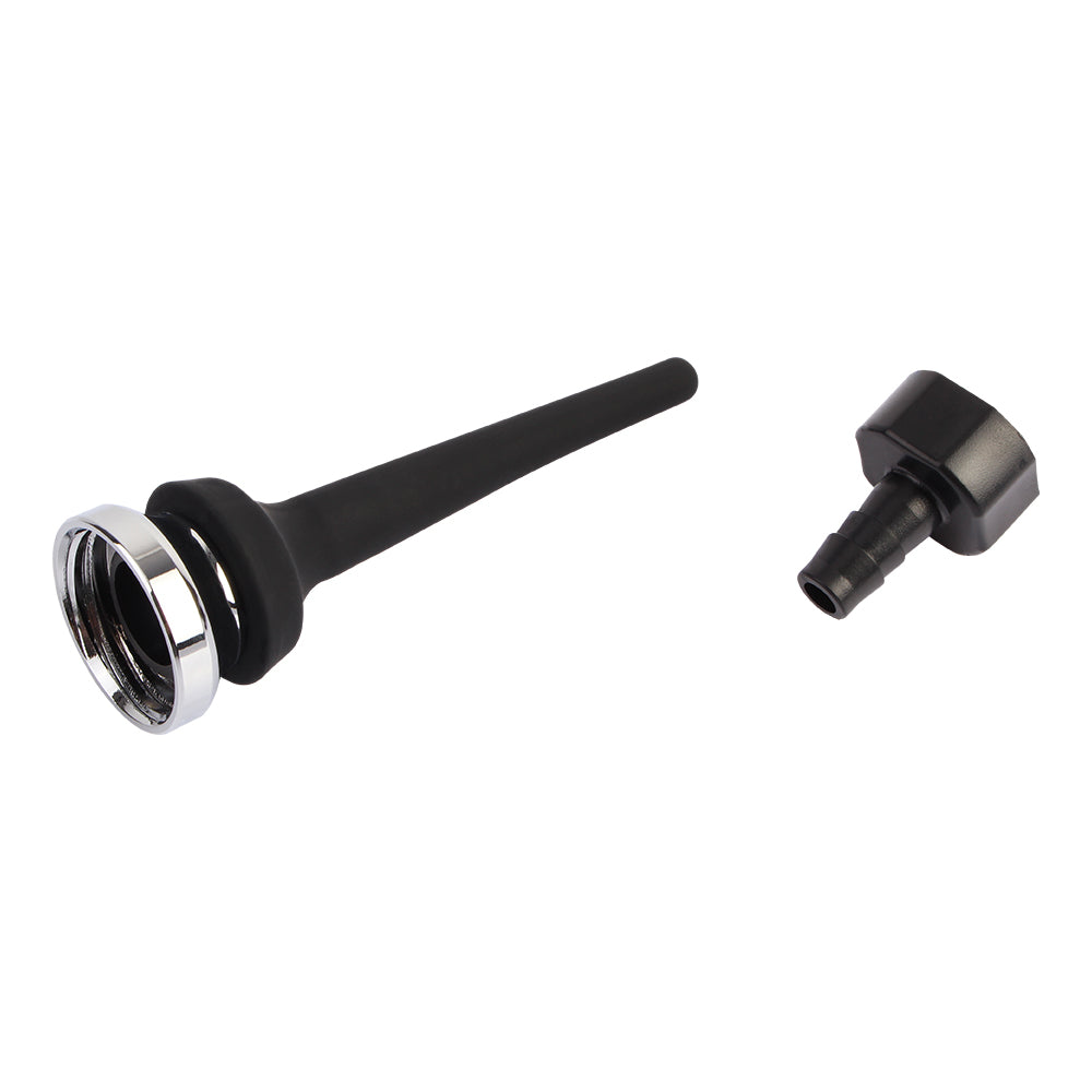 Black Mont - Tapered Silicone Enema Attachement | 4.4 Inches