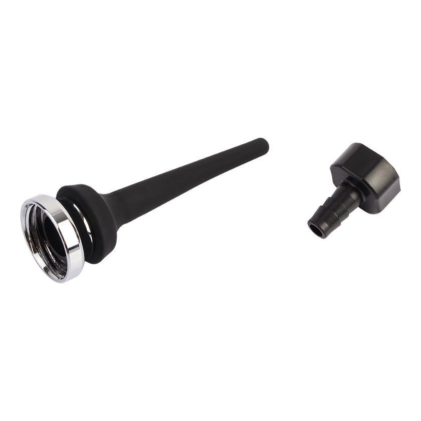Black Mont - Tapered Silicone Enema Attachement | 4.4 Inches