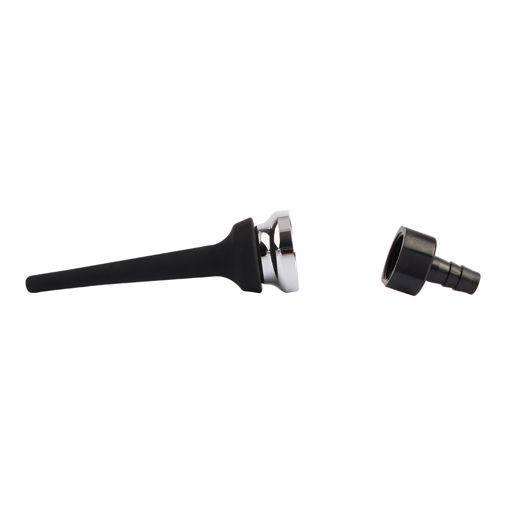 Black Mont - Tapered Silicone Enema Attachement | 4.4 Inches