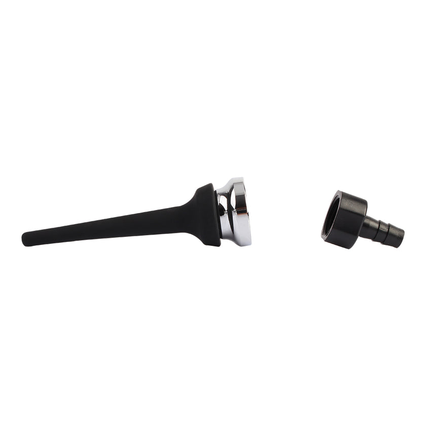 Black Mont - Tapered Silicone Enema Attachement | 4.4 Inches