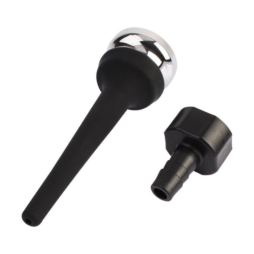 Black Mont - Tapered Silicone Enema Attachement | 4.4 Inches