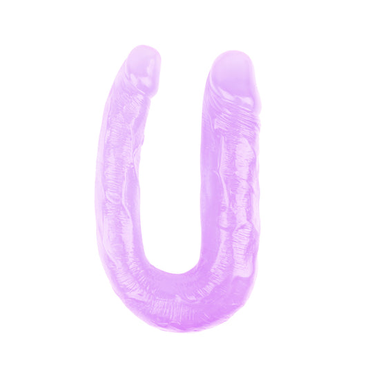 Hi-Rubber - 13 Inch Double Penetration Dildo | Purple