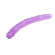 Hi-Rubber - 12.8 Inch Double Dildo | Purple