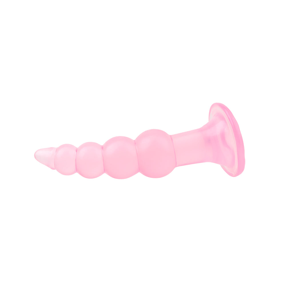 Hi-Rubber - Bumpy Butt Plug 5.7 Inches | Pink