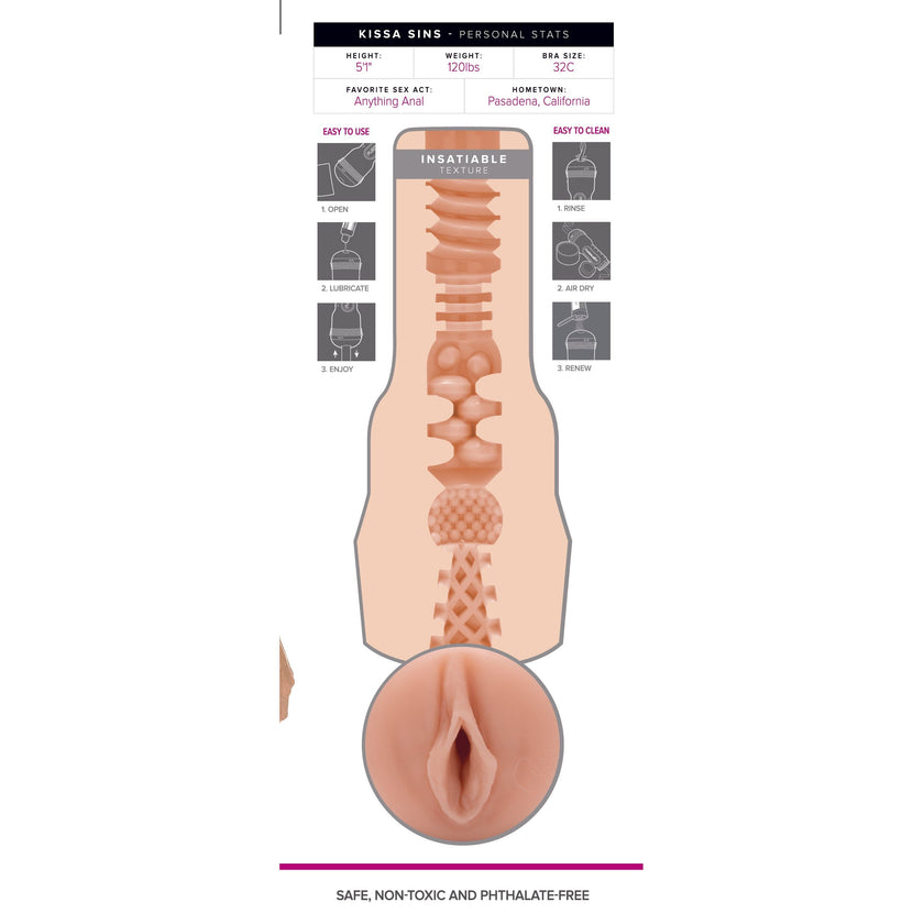 Fleshlight Girls - Kissa Sins | Insatiable