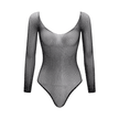 Love In Leather - Mesh Rhinestone Bodysuit | Assorted Colours