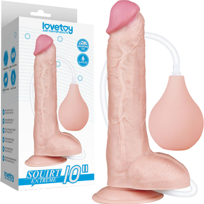 Lovetoy - 10'' Squirt Extreme Dildo | Realistic Squirting Dildo