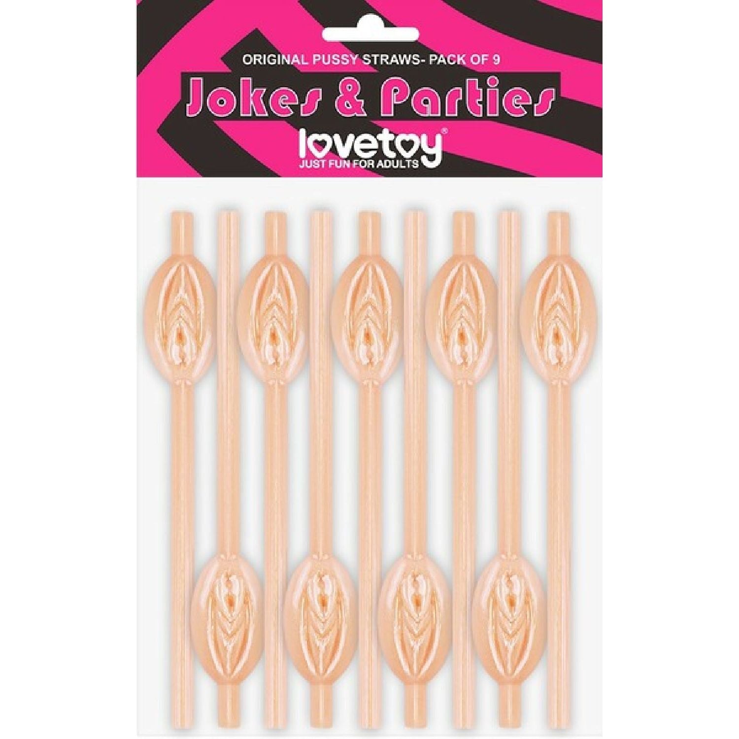Lovetoy – Jokes & Parties Pack of 9 | Pussy Straws