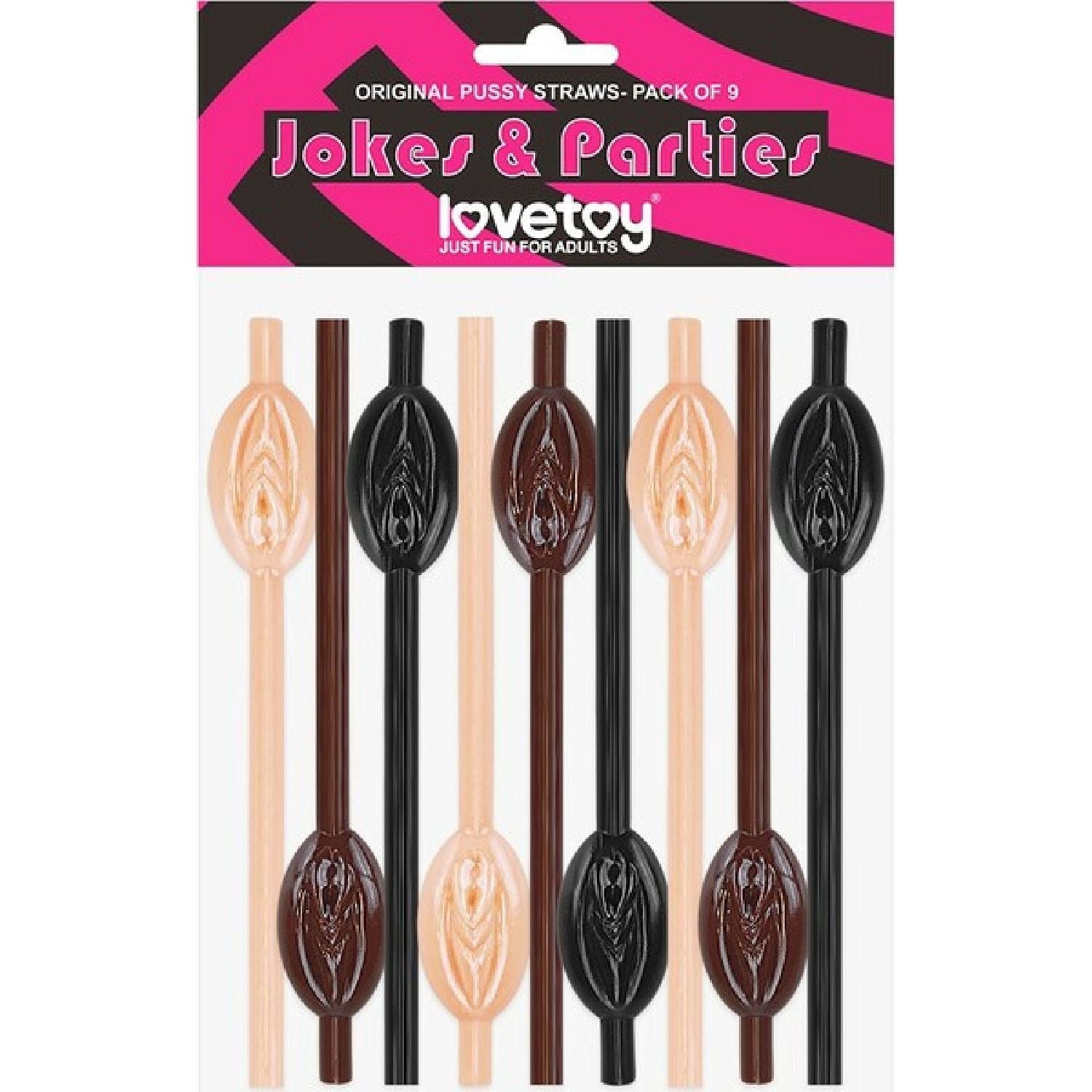Lovetoy – Jokes & Parties Pack of 9 | Pussy Straws