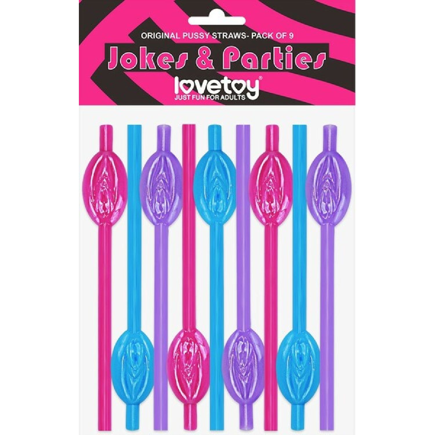 Lovetoy – Jokes & Parties Pack of 9 | Pussy Straws