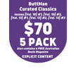Curated Classics - ButtMan • Issues Vol.10 #1, Vol.10 #3, Vol.13 #1, Vol.13 #2 & Vol.13 #3 + FREE Rosie