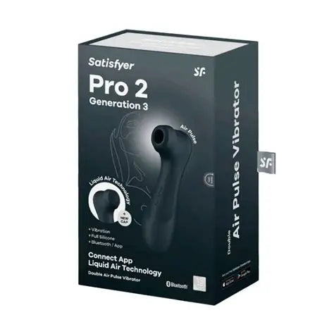 Satisfyer – Pro 2 Gen 3 App Control Black | Clitoral Stimulator