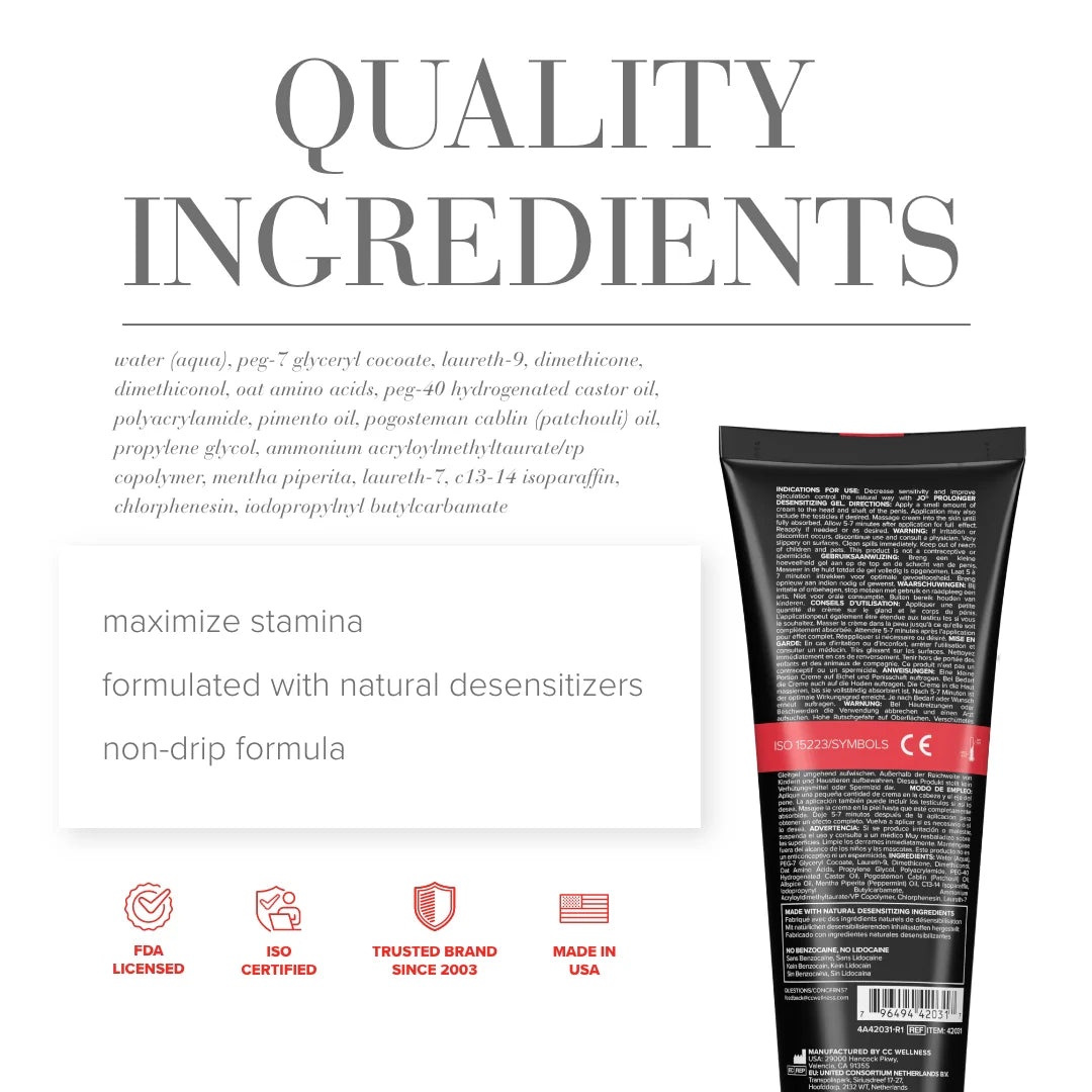 Jo - Prolonger | Desensitising Gel