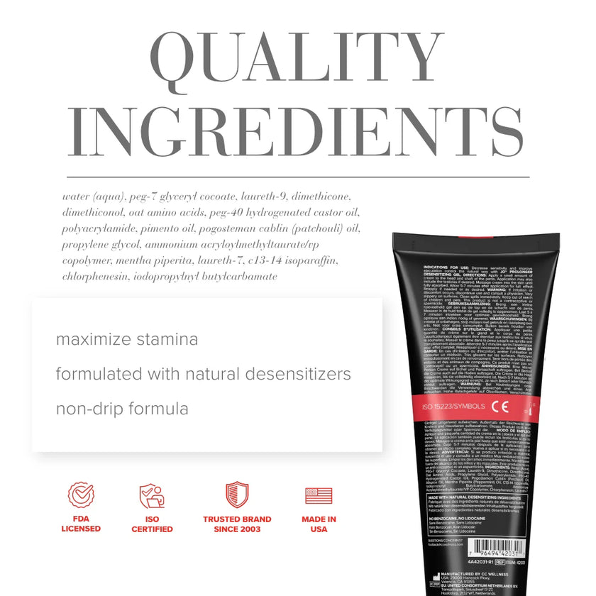 Jo - Prolonger | Desensitising Gel