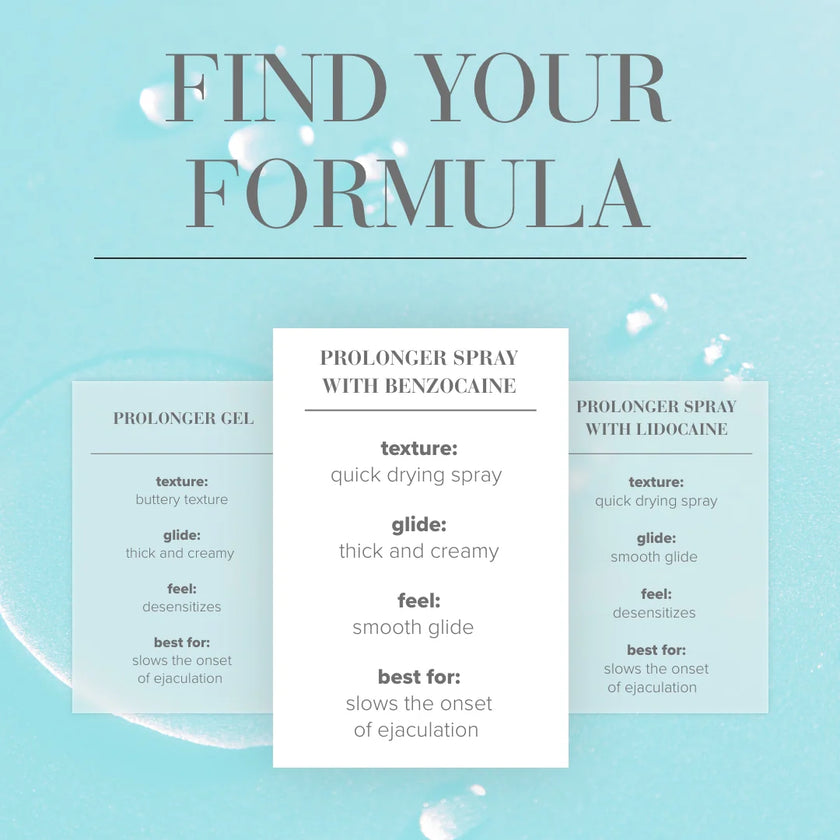 JO - Pro-Longer Blue | Delay Spray for Men