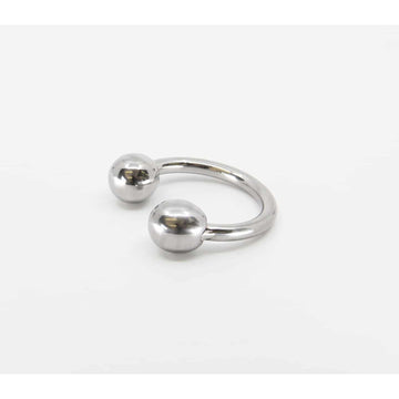 Love In Leather - Stainless Steel Glans Ring | 45mm