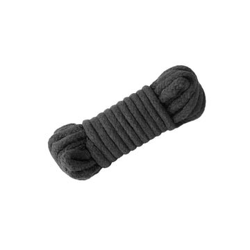 Love In Leather - 10m Cotton Bondage Rope | Black