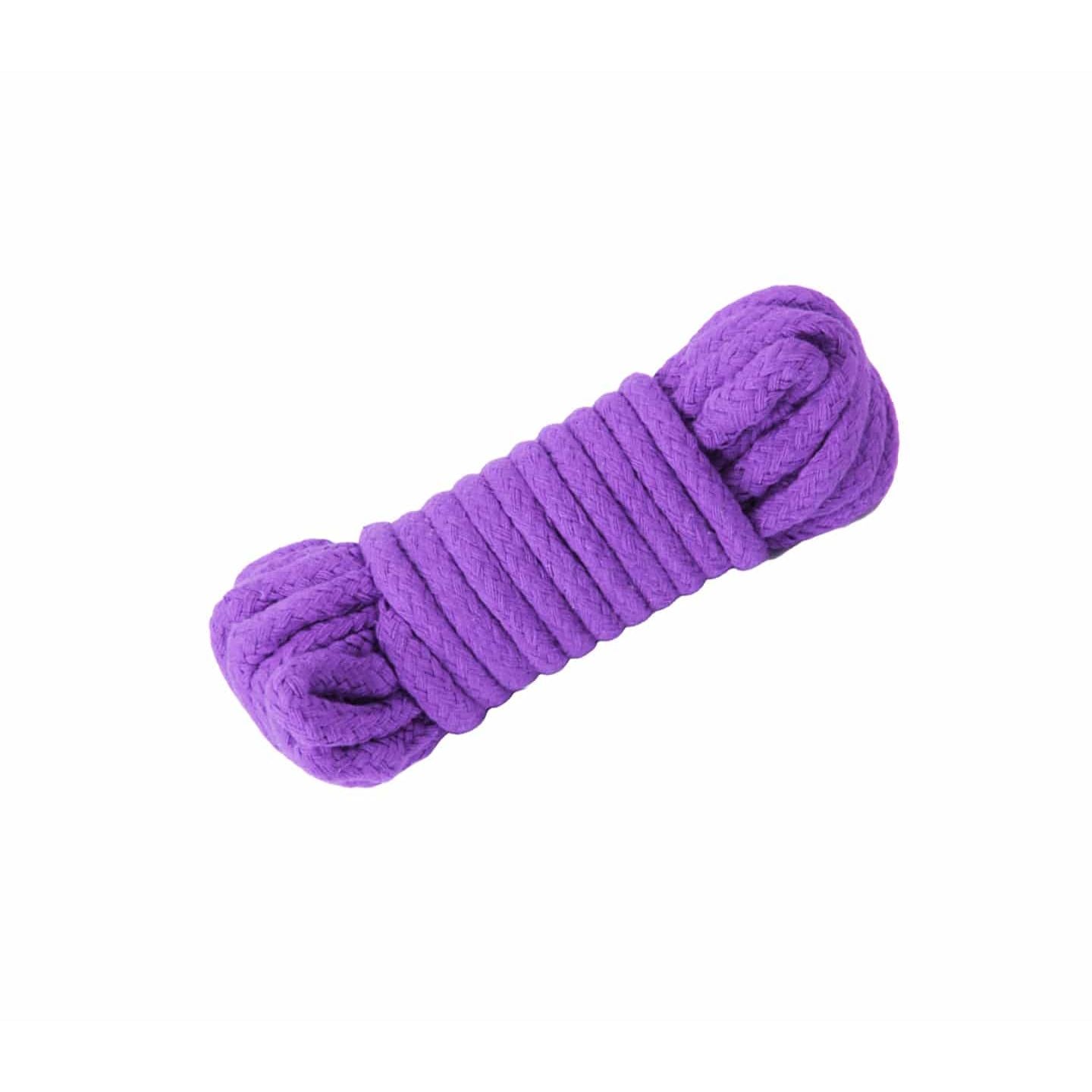 Love In Leather - 10m Cotton Bondage Rope | Purple