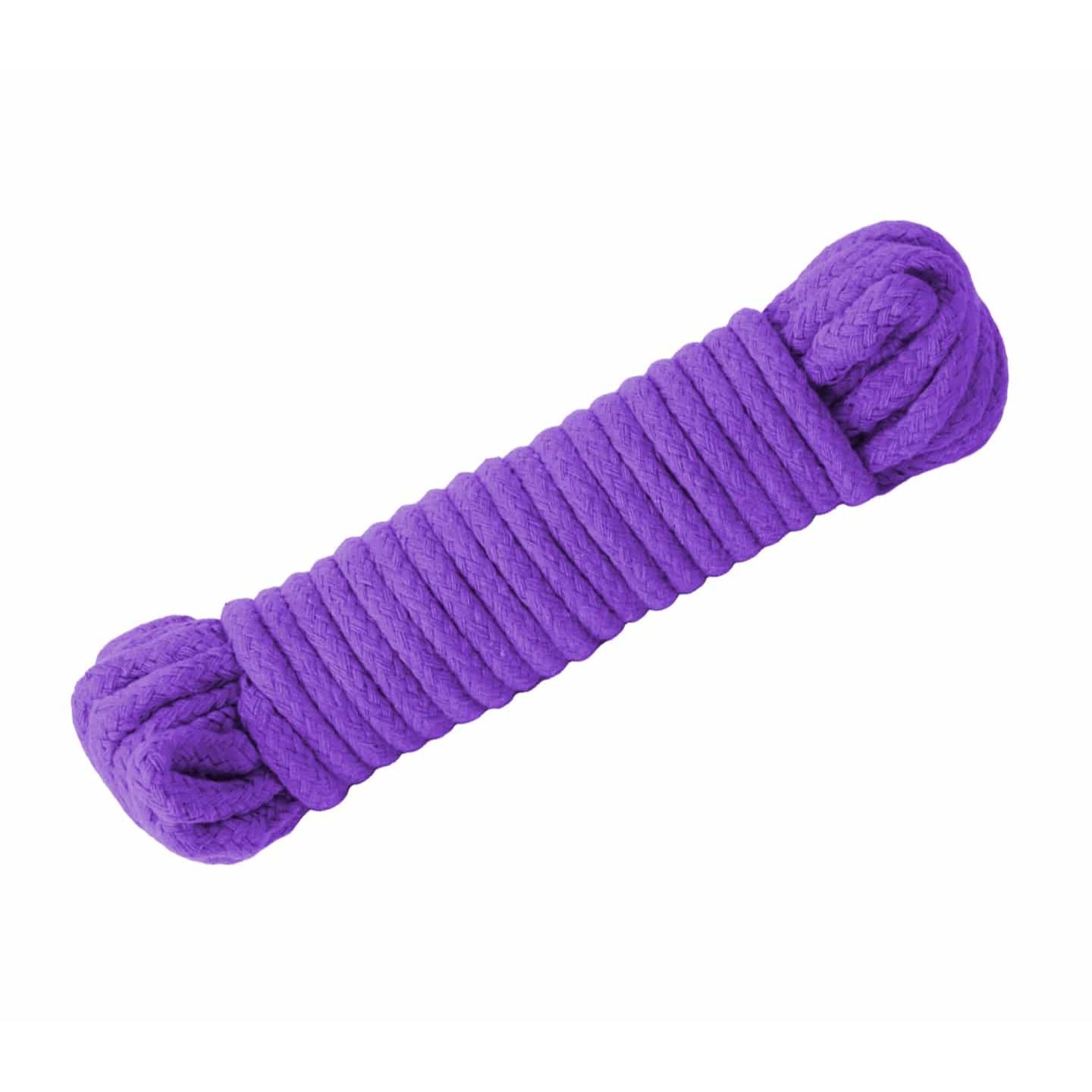 Love In Leather - 20m Cotton Bondage Rope | Purple