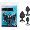 CalExotics – Silicone Gem Anal Exerciser Kit™ | 3-Piece Graduated Anal Plug Set