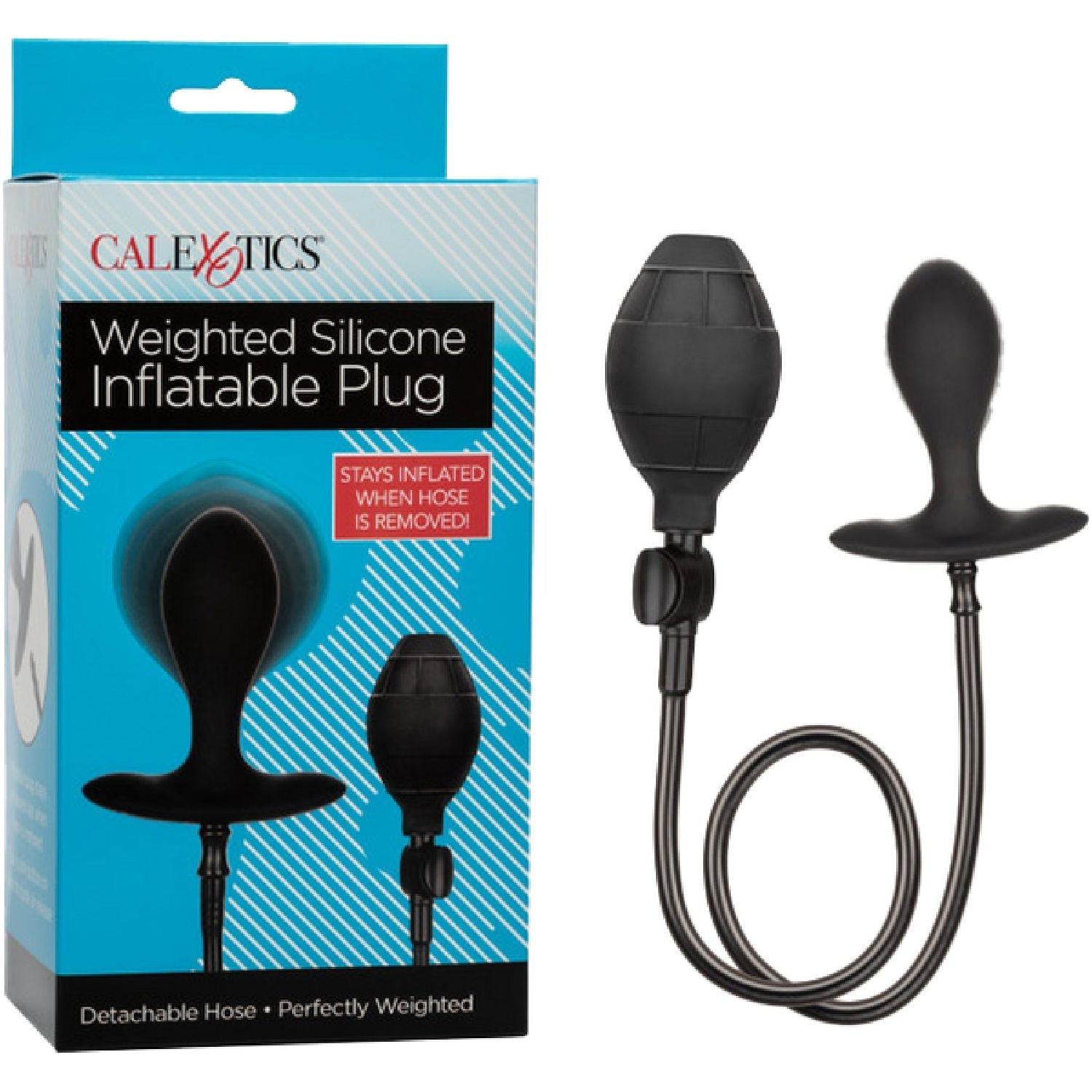 CalExotics - Weighted Silicone Inflatable Plug | Anal Plug
