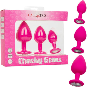 CalExotics – Cheeky™ Gems | 3-Piece Anal Training Plug Kit