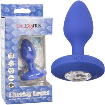 CalExotics – Cheeky Gem™ Medium | Rechargeable Vibrating Anal Probe