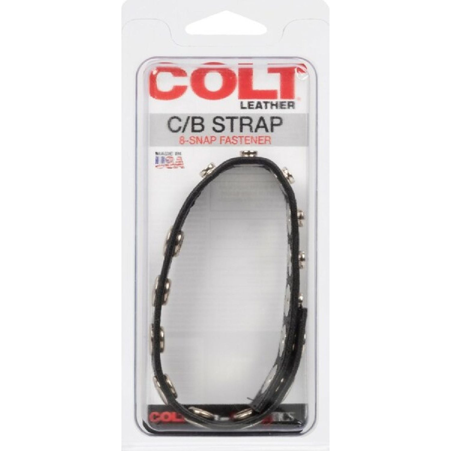 COLT® by CalExotics – Adjustable Leather Snap Straps | Cock & Ball Strap