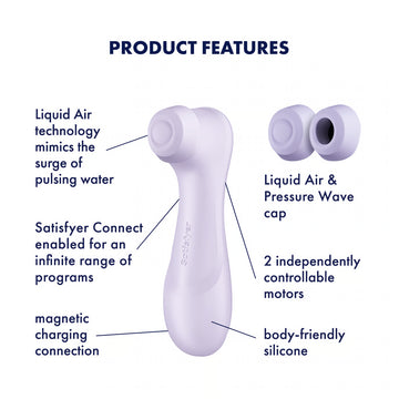 Satisfyer – Pro 2 Gen 3 App Control Lilac | Clitoral Stimulator