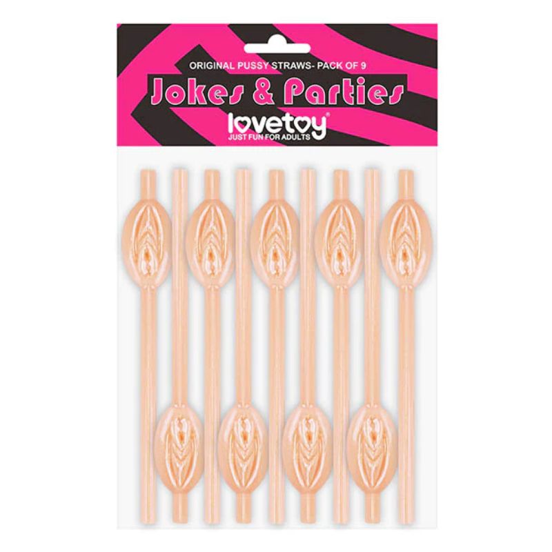 Jokes & Parties - Original Pussy Straws | 9 Pack