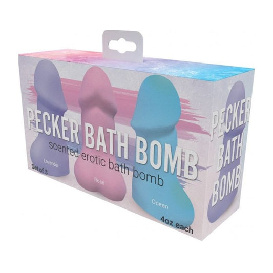 Hott Products - Pecker Bath Bomb | Assorted 3 Pack