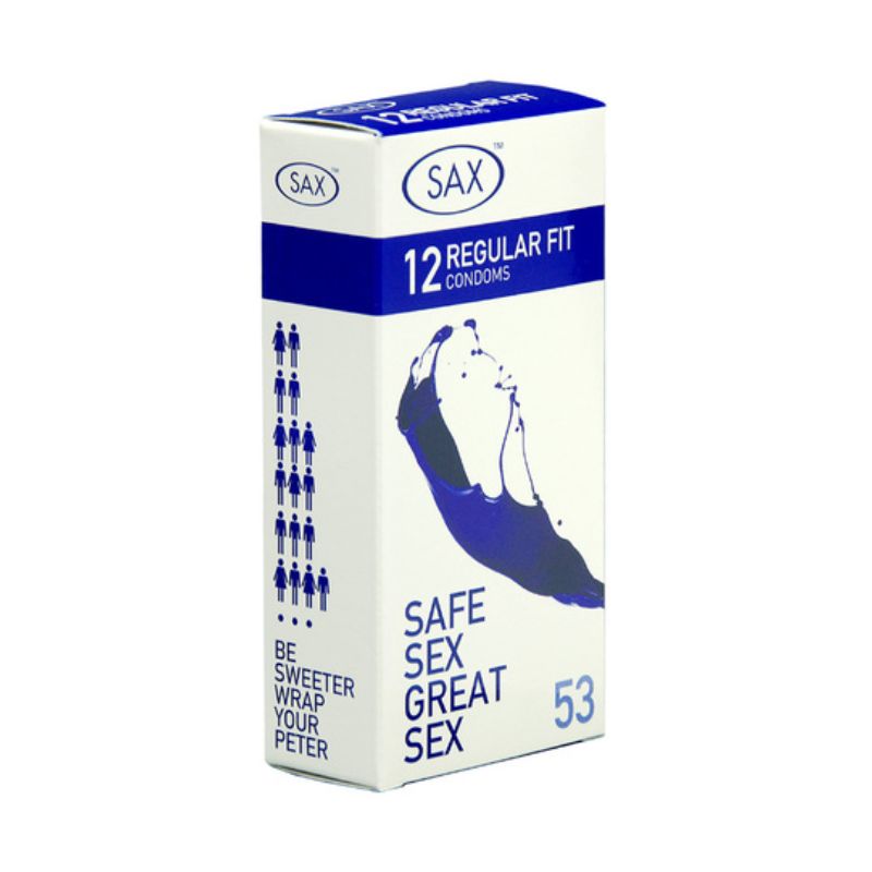 Sax - Regular Fit Condoms | 12 Pack