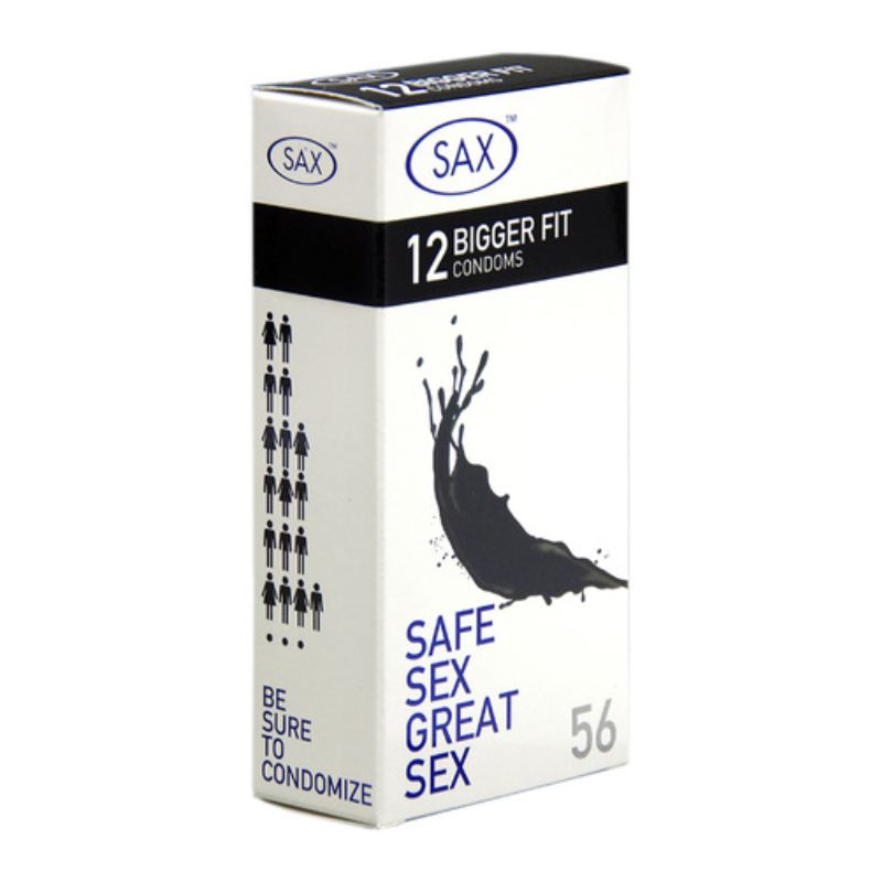 Sax - Bigger Fit Condoms | 12 Pack