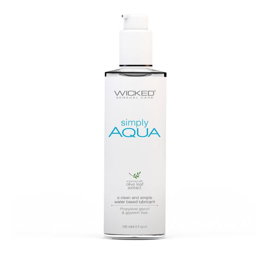 Wicked - Simply Aqua | Clean & Simple Water-based Lubricant 120mL