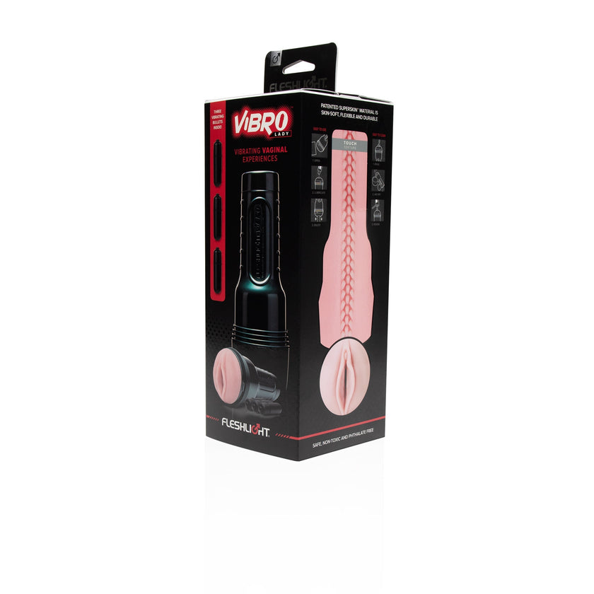 Fleshlight – Vibro Lady Touch Pink | Vibrating Masturbator