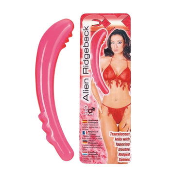 Alien Ridgeback Pink | Tapered Double Dildo