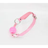 Love In Leather -  Faux Leather Gag With Solid Rubber Ball | Pink