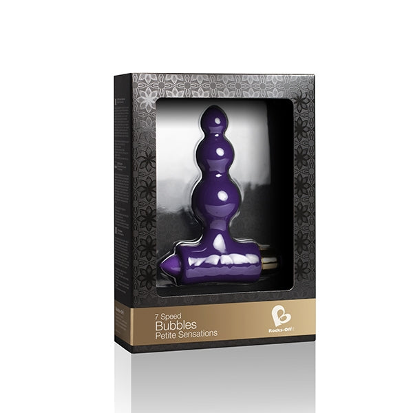 Rocks Off - Purple Petite Sensations Bubbles | Vibrating anal plug