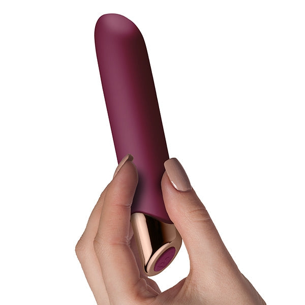 Rocks Off - Chaiamo Burgundy Slim Vibrator | Black