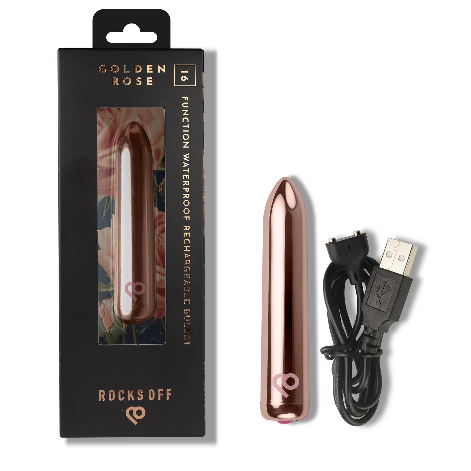 Rocks Off – Golden Rose Rechargeable Bullet | Bullet Vibrator