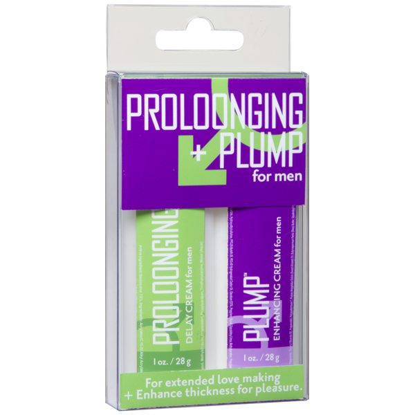 Doc Johnson – Proloonging Plump For Men – 2-Pack | Male Enhancement Kit