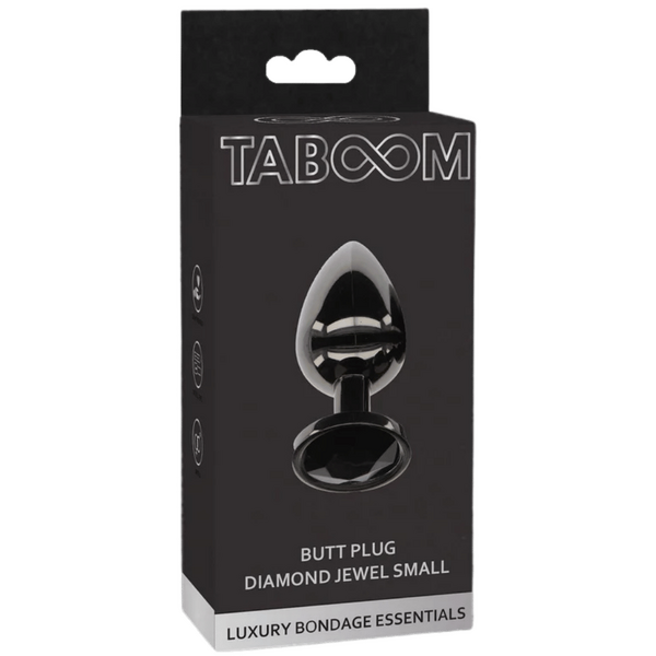 Scala – Taboom Butt Plug With Diamond Jewel Small | Luxury Bondage Accessory