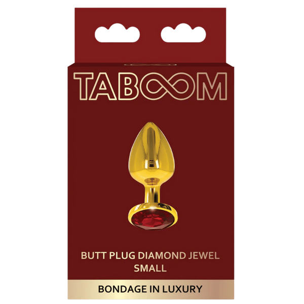 Scala – Taboom Bondage in Luxury Butt Plug With Diamond Jewel Small | Anal Toy