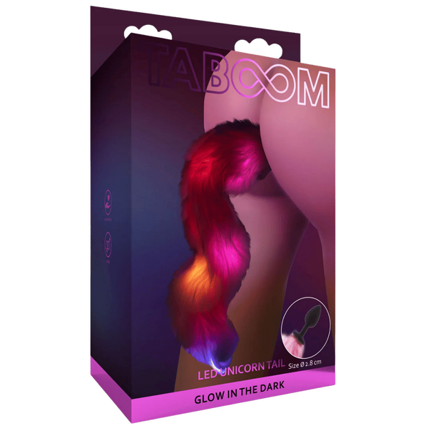Scala – Taboom Glow-in-the-Dark Unicorn Tail & Buttplug LED | Anal Accessory