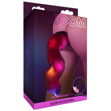 Scala – Taboom Glow-in-the-Dark Unicorn Tail & Buttplug LED | Anal Accessory