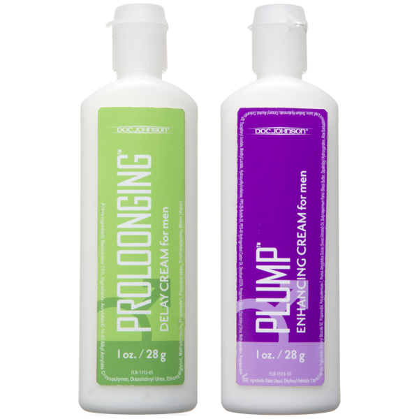 Doc Johnson – Proloonging Plump For Men – 2-Pack | Male Enhancement Kit